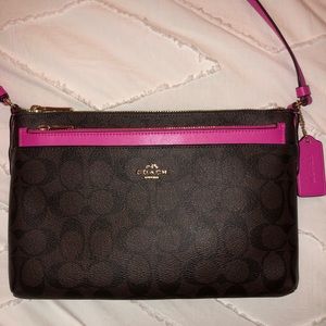 Coach East/West Crossbody with Pop-Up Pouch